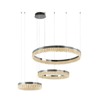 LED fényerőszabályozható kristálycsillár kábelen THALIA LED/120W/230V 3000-6000K + távirányító
