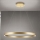 LED dimmelhető, kábelre függesztett csillár KOLK LED/80W/230V 2700/3000/4000K átm. 80 cm arany