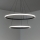LED dimmelhető kábelre függesztett csillár LED/55W/230V 3000-6500K átm. 60 cm + távirányító