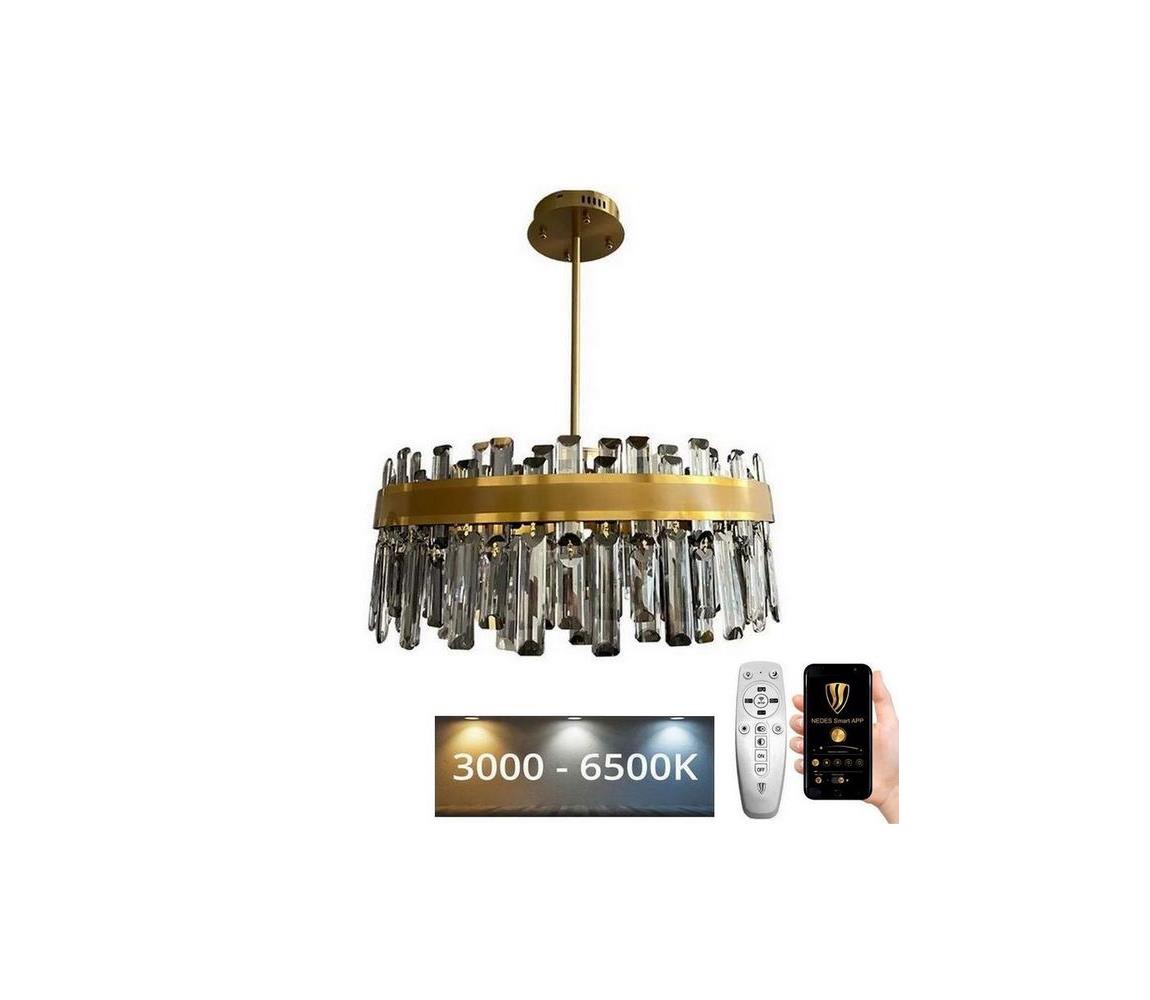 LED Dimmelhető kristály csillár on a pole LED/80W/230V + távirányítás