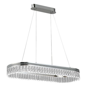 LED dimmelhető kristálycsillár kábelen THALIA LED/50W/230V 3000-6000K + távirányító
