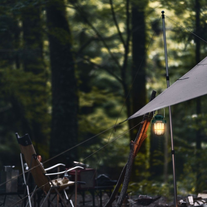 LED Dimmelhető kültér pendant rechargeable lámpa LED/5W/5V 2700-6500K IP44