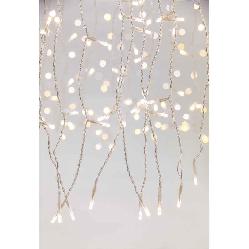 LED dimmelhető kültéri függöny CURTAIN 360xLED/8,4W/230V 2x2 m IP44 meleg fehér + távirányító