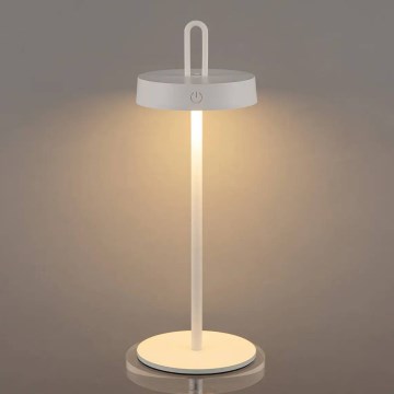 LED dimmelhető kültéri tölthető érintésvezérelt asztali lámpa SHINE LED/1,5W/3,7V 3000 mAh IP44 fehér