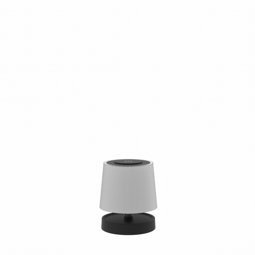 Dimmelhető, érintésvezérelt kültéri tölthető LED asztali lámpa LED/2W/5V IP44 1200 mAh szürke