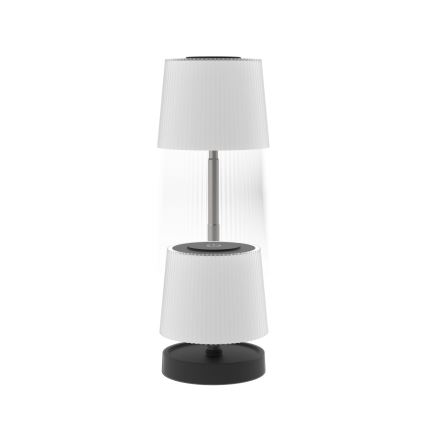 Dimmelhető, érintésvezérelt kültéri tölthető LED asztali lámpa LED/2W/5V IP44 1200 mAh szürke