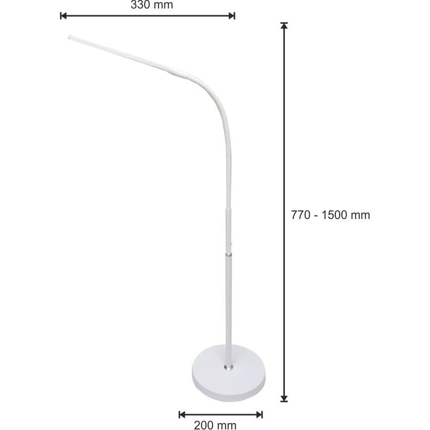 LED Dimmeres lámpa 3 az 1-ben LED/10W/230V 3000/4000/6000K CRI 90 fehér