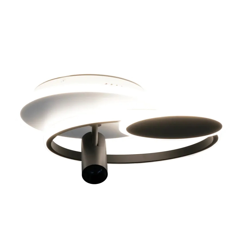 LED Dimmelhető mennyezeti lámpa LED/65W/230V 3000-6500K fehér/fekete + távirányítás