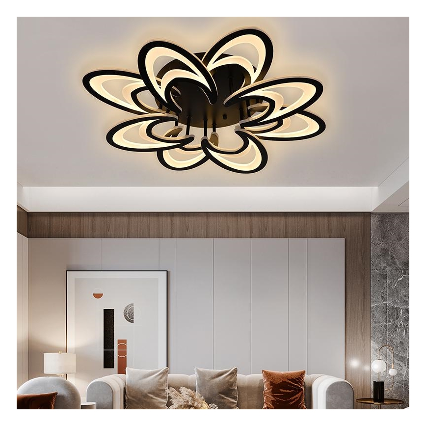 LED Dimmelhető mennyezeti csillár LED/125W/230V 3000-6500K + távirányító
