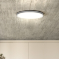 LED Dimmelhető mennyezeti lámpa ESTELA LED/36W/230V átm. 30 cm fehér + távirányítás