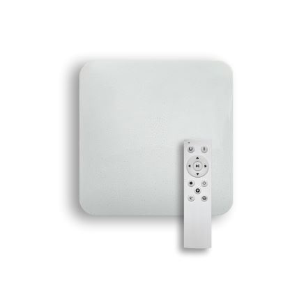 LED Dimmelhető mennyezeti lámpa FLORA LED/36W/230V 2700-6500K 43x43 cm + távirányítás