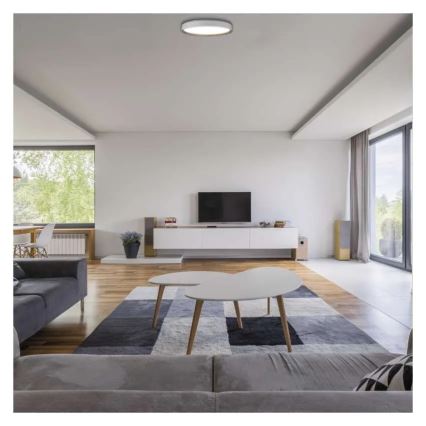 LED Fényerőszabályozható mennyezeti lámpatest ILVI LED/30W/230V 2700-6500K Ø 40 cm fehér/bézs + távirányítóval