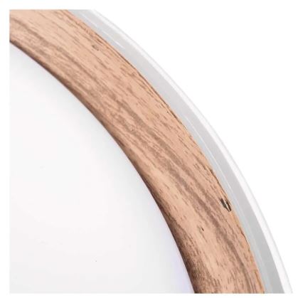 LED Fényerőszabályozható mennyezeti lámpatest ILVI LED/30W/230V 2700-6500K Ø 40 cm fehér/bézs + távirányítóval