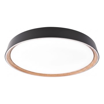 LED dimmelhető mennyezeti lámpa ILVI LED/30W/230V 2700-6500K átm. 40 cm fekete/bézs + távirányító