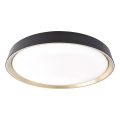 LED dimmelhető mennyezeti lámpa ILVI LED/30W/230V 2700-6500K átm. 40 cm fekete/sárgaréz + távirányító