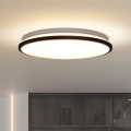 LED Dimmelhető mennyezeti lámpa JAMIL LED/48W/230V 3000-6500K fekete + távirányítás