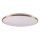 LED dimmelhető mennyezeti lámpa KERN LED/80W/230V 3000/4000/6000K átm. 80 cm arany + távirányító
