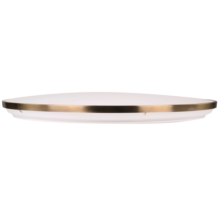 LED dimmelhető mennyezeti lámpa KERN LED/80W/230V 3000/4000/6000K átm. 80 cm arany + távirányító