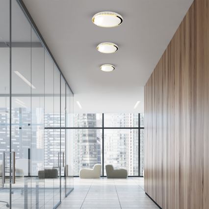 LED Dimmelhető mennyezeti lámpa LAYLA LED/33W/230V 3000/4000/6000K arany + távirányító