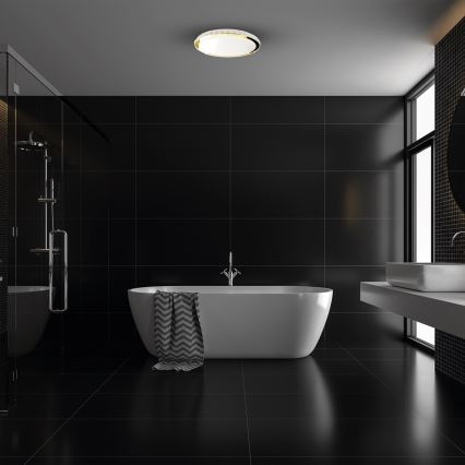 LED Dimmelhető mennyezeti lámpa LAYLA LED/50W/230V 3000/4000/6000K arany + távirányító