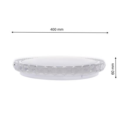 LED dimmelhető mennyezeti lámpa LAYLA LED/26W/230V + távirányító