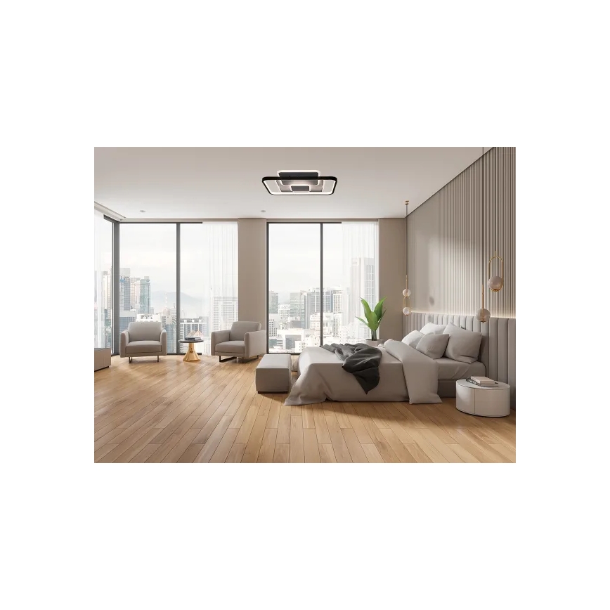 LED Dimmelhető mennyezeti lámpa LED/110W/230V 3000-6500K fehér + távirányítás