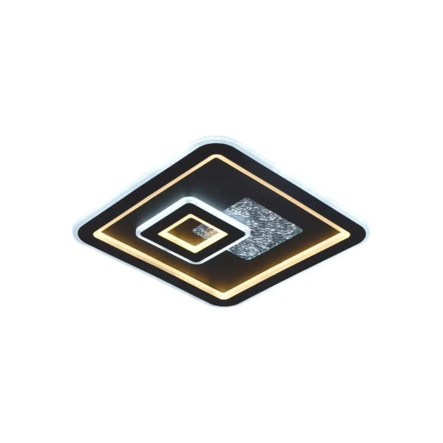 LED Dimmelhető mennyezeti lámpa LED/110W/230V 3000-6500K fekete + távirányítás