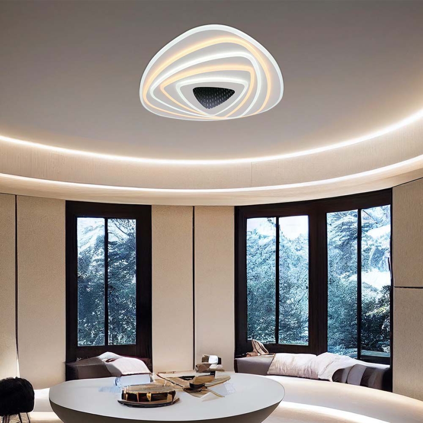 LED Dimmelhető mennyezeti lámpa LED/120W/230V 3000-6500K + távirányítás