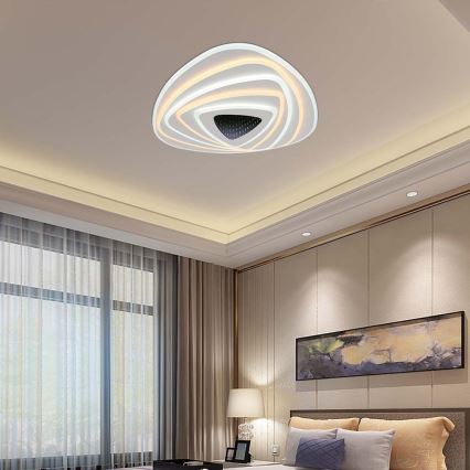 LED Dimmelhető mennyezeti lámpa LED/120W/230V 3000-6500K + távirányítás