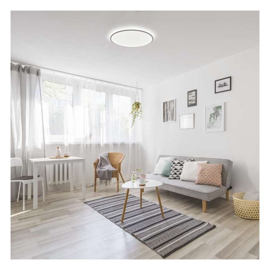 LED Dimmelhető mennyezeti lámpa LED/24W/230V + távirányító kerek