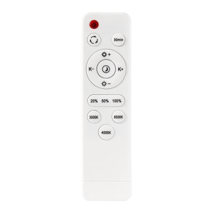 LED Dimmelhető mennyezeti lámpa LED/30W/230V 3000-6500K átm. 30 cm fehér + távirányítás