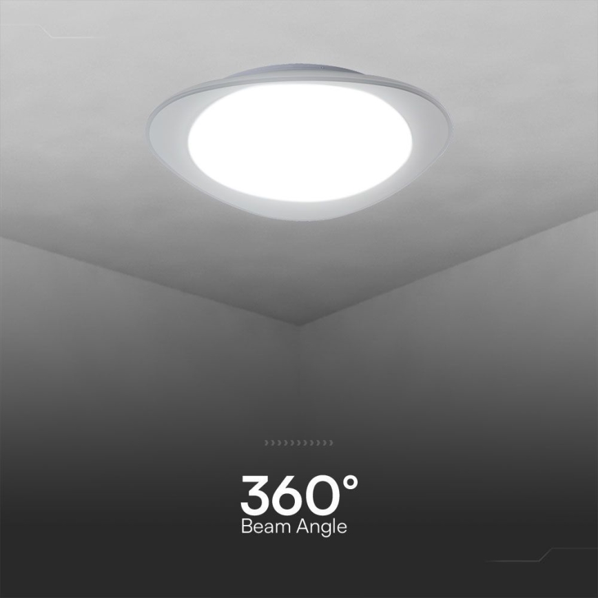 LED Dimmelhető mennyezeti lámpa LED/40W/230V 3000-6500K 45 cm fehér + távirányítás