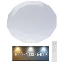 LED Dimmelhető mennyezeti lámpa LED/40W/230V 3000K/4000K/6500K + távirányító