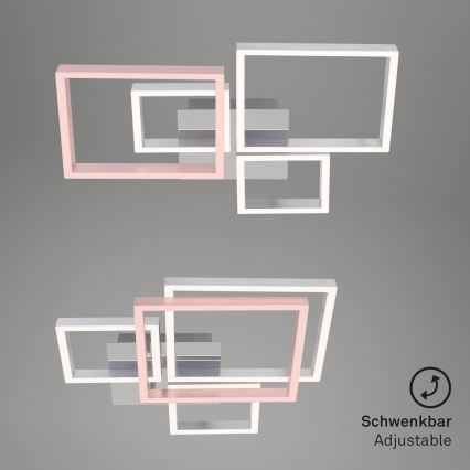LED dimmelhető mennyezeti lámpa LED/42W/230V 3000K matt króm