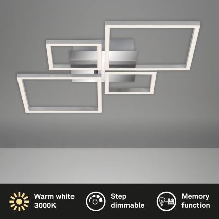 LED dimmelhető mennyezeti lámpa LED/42W/230V 3000K matt króm