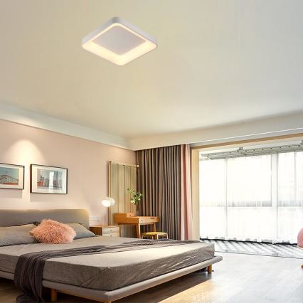 LED Dimmelhető mennyezeti lámpa LED/45W/230V 3000-6500K fehér + távirányítás