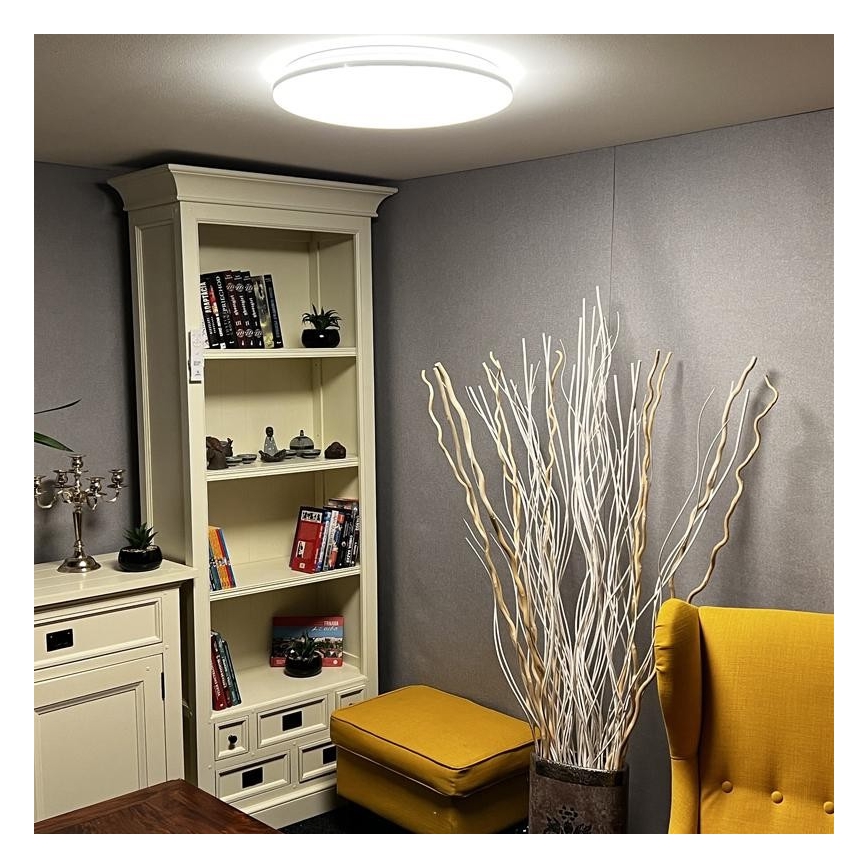 LED Dimmelhető mennyezeti lámpa LED/48W/230V 2700-6500K Wi-Fi Tuya + távirányító