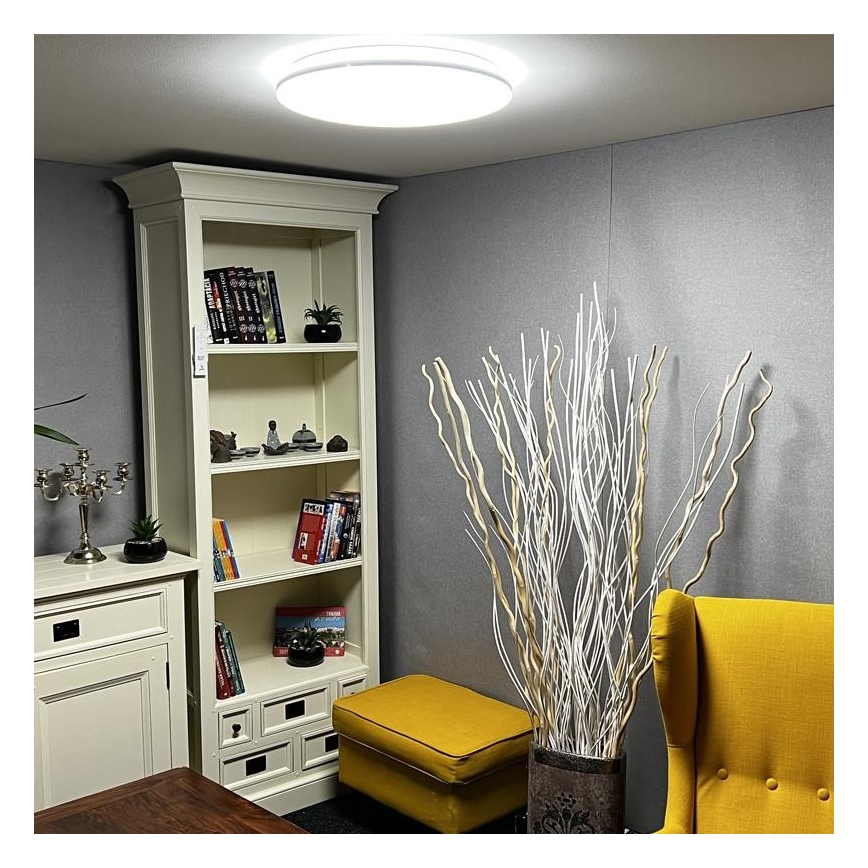 LED Dimmelhető mennyezeti lámpa LED/48W/230V 2700-6500K Wi-Fi Tuya + távirányító