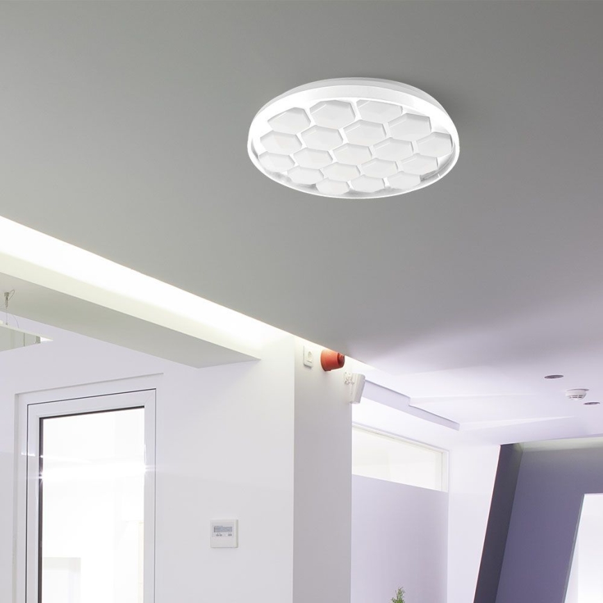 LED Dimmelhető mennyezeti lámpa LED/60W/230V 3000/4000/6500K átm. 49 cm + távirányítás