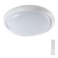 LED Dimmelhető mennyezeti lámpa LED/60W/230V 3000-6500K 49,2 cm fehér + távirányítás