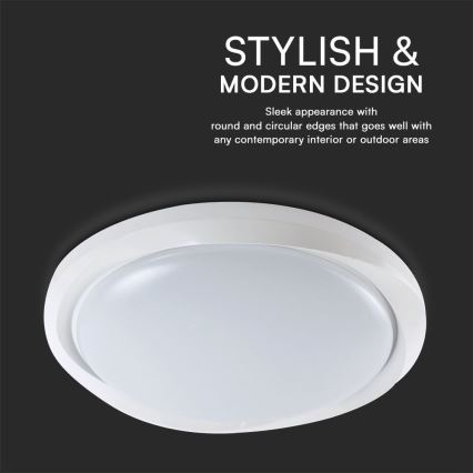 LED Dimmelhető mennyezeti lámpa LED/60W/230V 3000-6500K 49,2 cm fehér + távirányítás