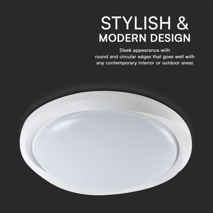 LED Dimmelhető mennyezeti lámpa LED/60W/230V 3000-6500K 49,2 cm fehér + távirányítás