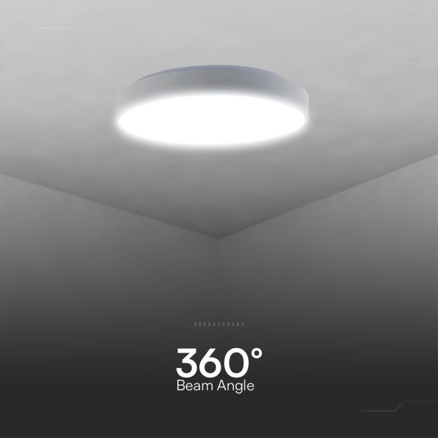 LED Dimmelhető mennyezeti lámpa LED/60W/230V 3000-6500K 49,5 cm fehér + távirányítás
