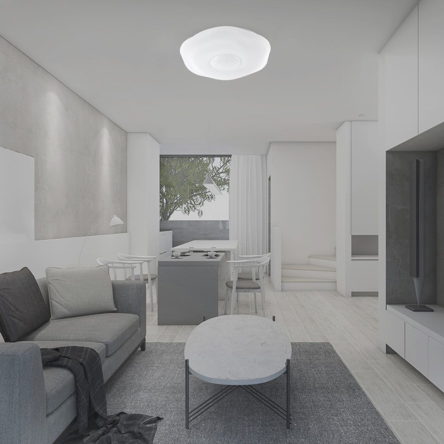 LED Dimmelhető mennyezeti lámpa LED/60W/230V 3000-6500K 50 cm fehér + távirányítás