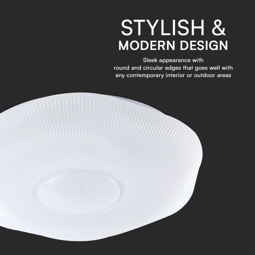 LED Dimmelhető mennyezeti lámpa LED/60W/230V 3000-6500K 50 cm fehér + távirányítás