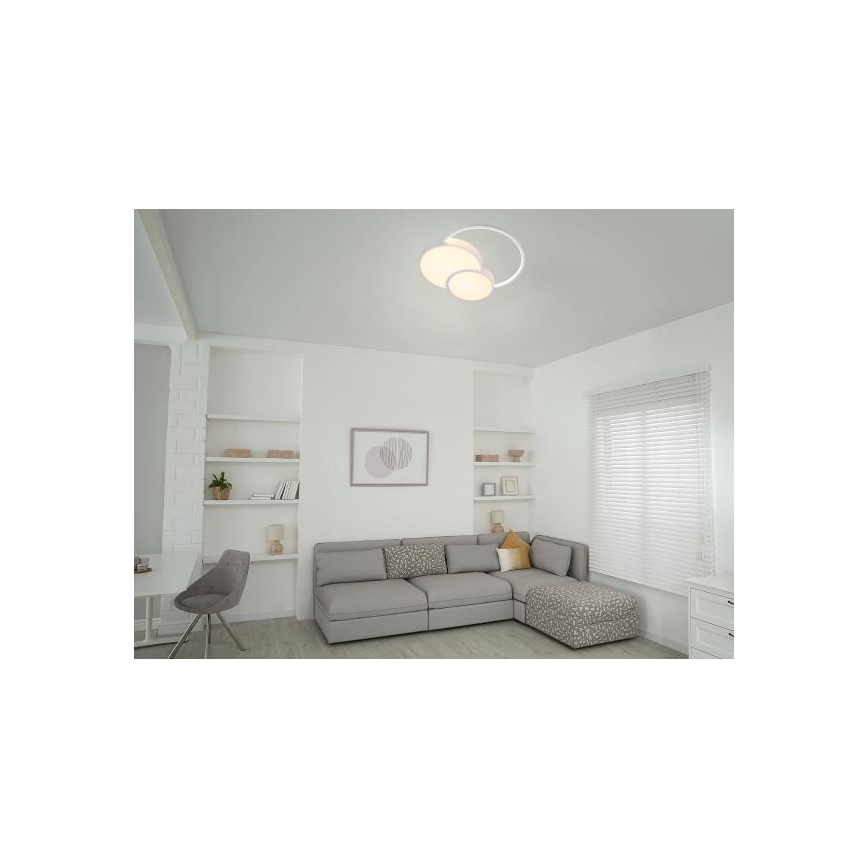 LED Dimmelhető mennyezeti lámpa LED/60W/230V 3000-6500K fehér + távirányítás