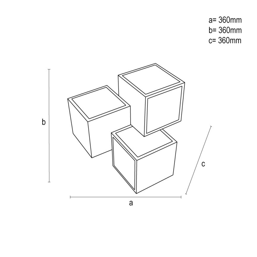 LED Dimmelhető mennyezeti lámpa LED/60W/230V 3000-6500K + távirányítás