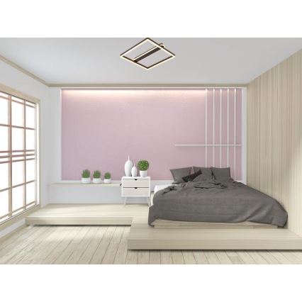 LED Dimmelhető mennyezeti lámpa LED/60W/230V 3000-6500K + távirányító