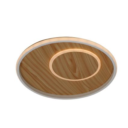 LED Dimmeres mennyezeti lámpa LED/65W/230V 3000-6500K barna + távirányító