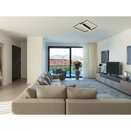 LED dimmelhető mennyezeti lámpa LED/65W/230V 3000-6500K + távirányító